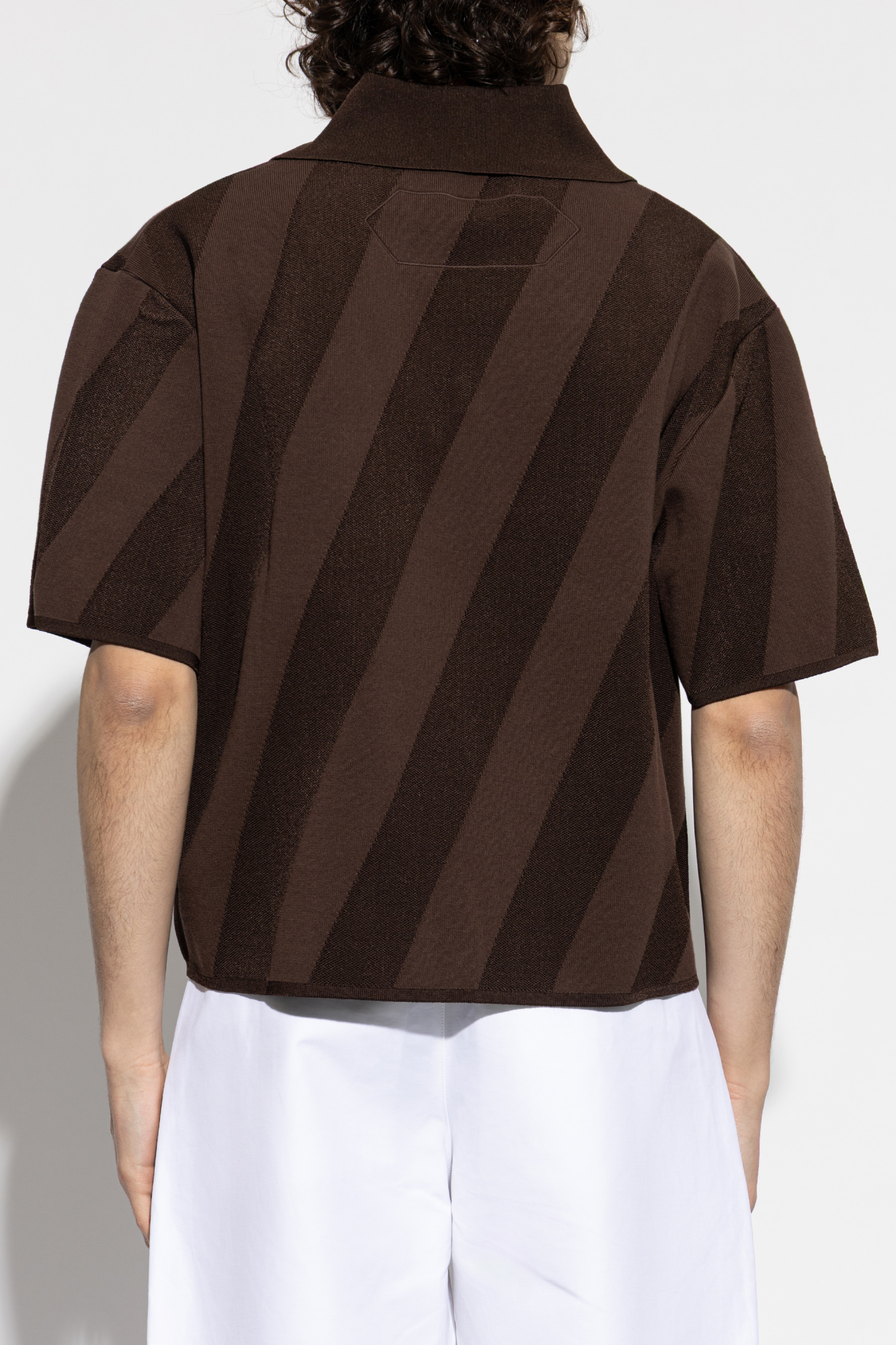 Jacquemus Polo shirt with striped pattern | Men's | Vitkac